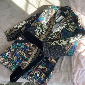 NWT🧚🏻‍♂️Zara jacket unique piece embroidered
